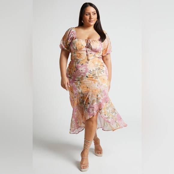 SHOWPO Jasalina Midi Dress, Size 16/XL | NWT - Picture 1 of 5